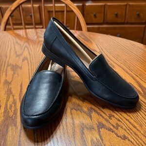 Life Stride Soft System Margot Loafers Black Burnish Size 9W New